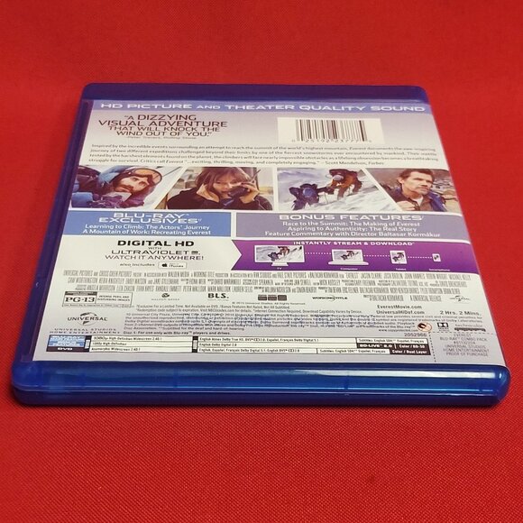 Everest Blu-ray DVD Digital HD Combo Pack 2015 - Picture 8 of 8